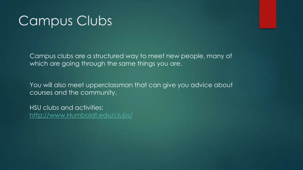 campus clubs