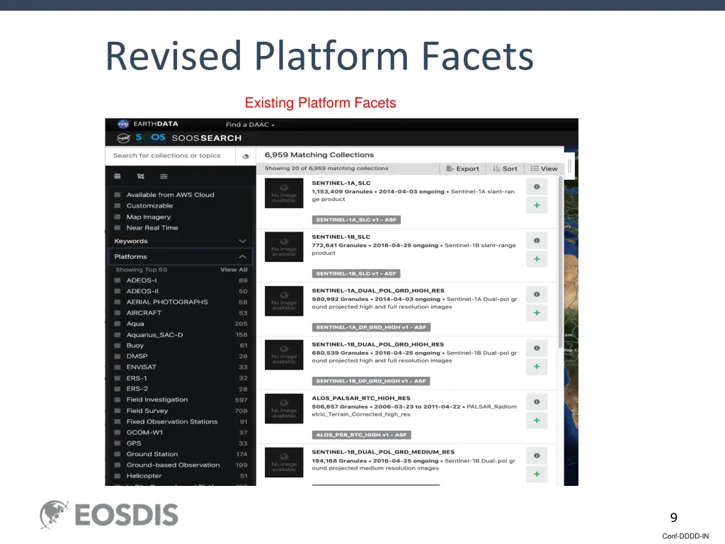 revised platform facets