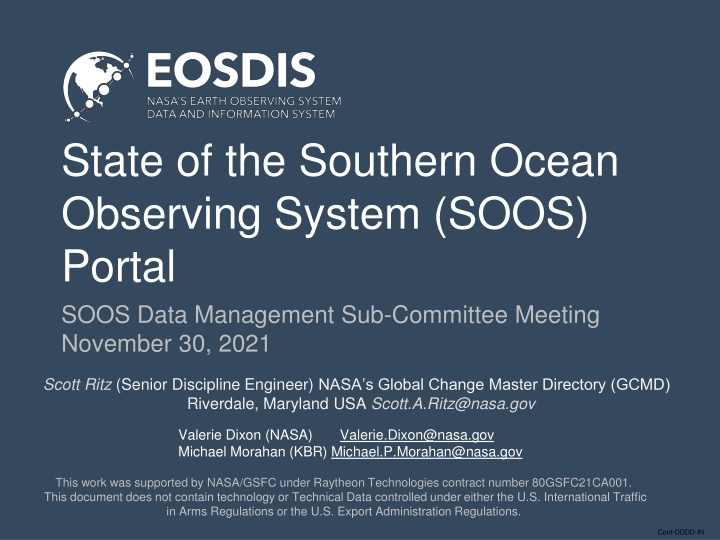 state of the southern ocean observing system soos