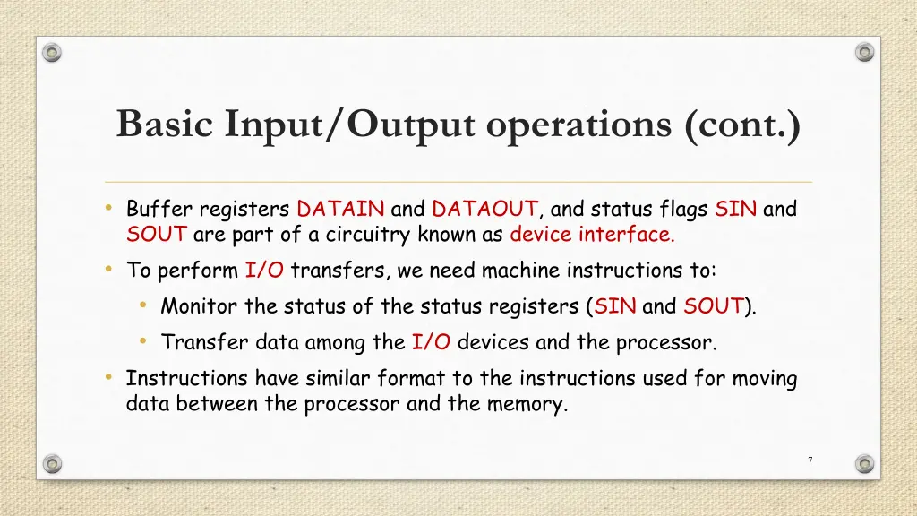 basic input output operations cont 3