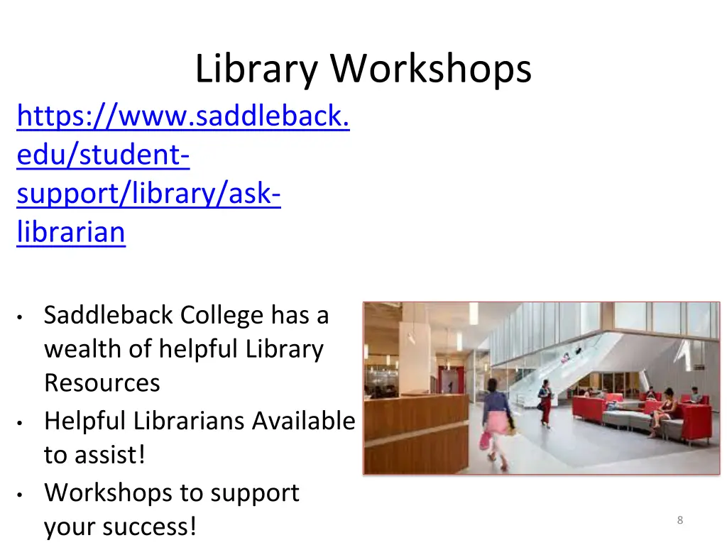 library workshops