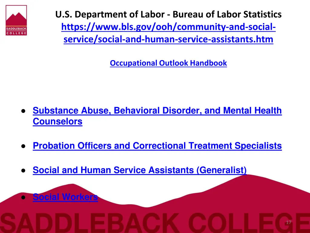 u s department of labor bureau of labor