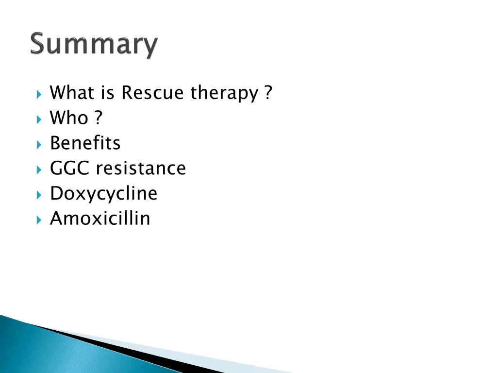 what is rescue therapy who benefits