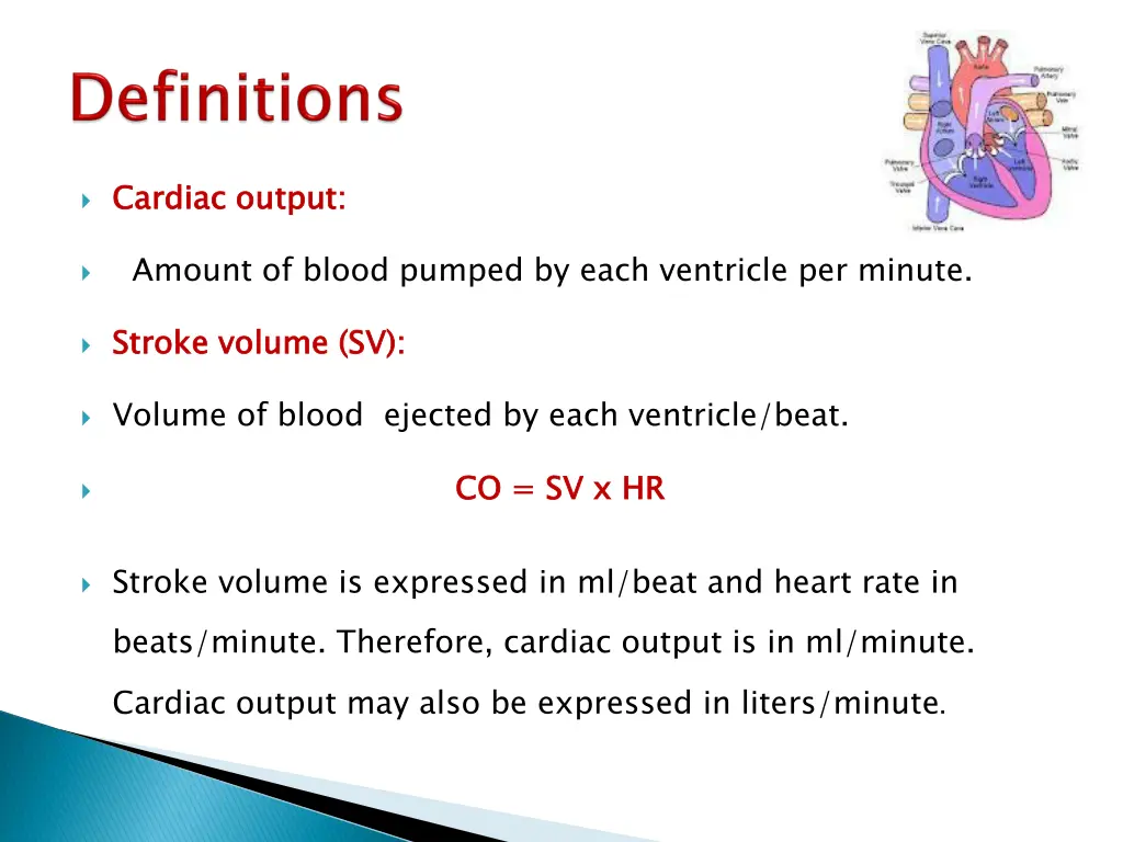 cardiac output