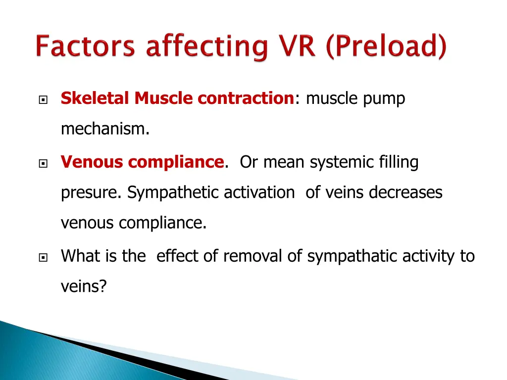 skeletal muscle contraction muscle pump