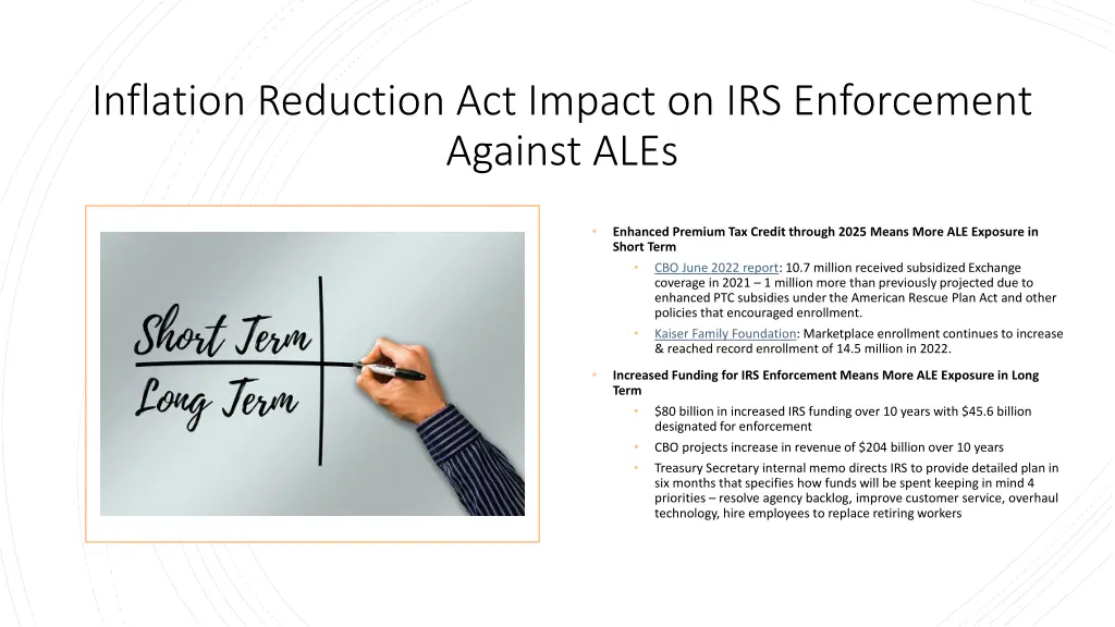 inflation reduction act impact on irs enforcement