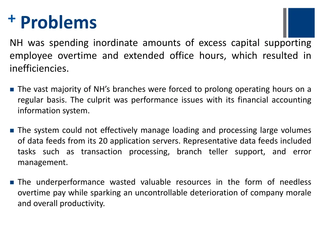 problems nh was spending inordinate amounts