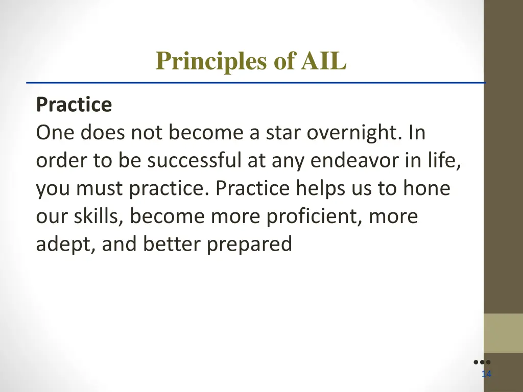 principles of ail 1