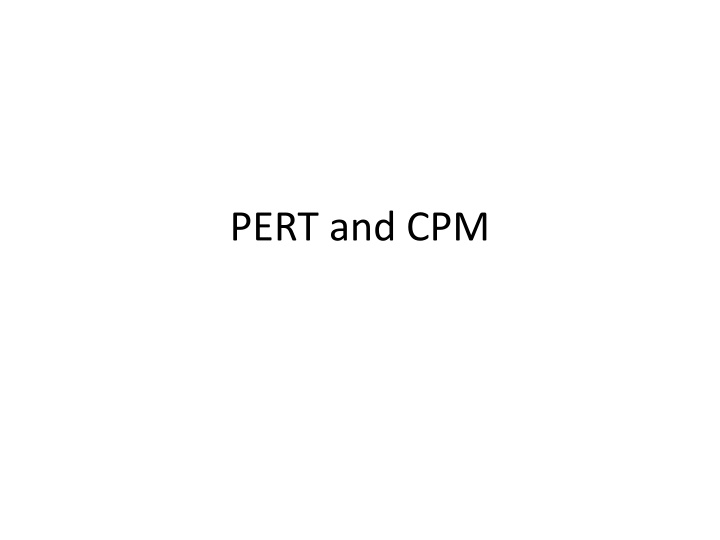 pert and cpm