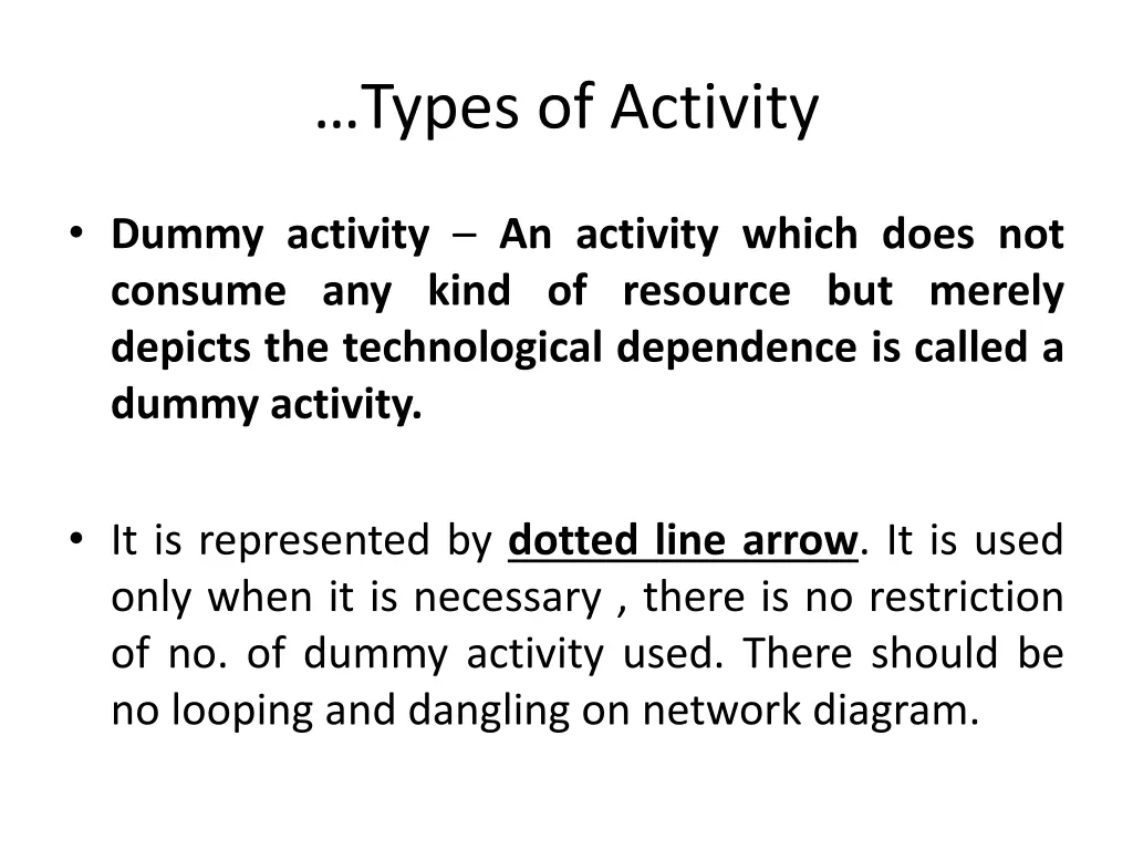 types of activity 2