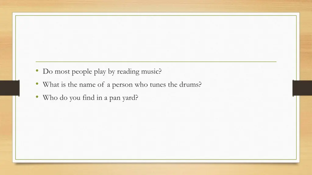 do most people play by reading music what