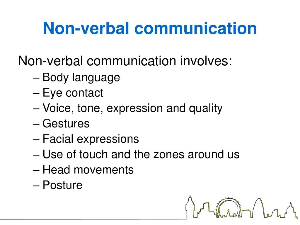 non verbal communication