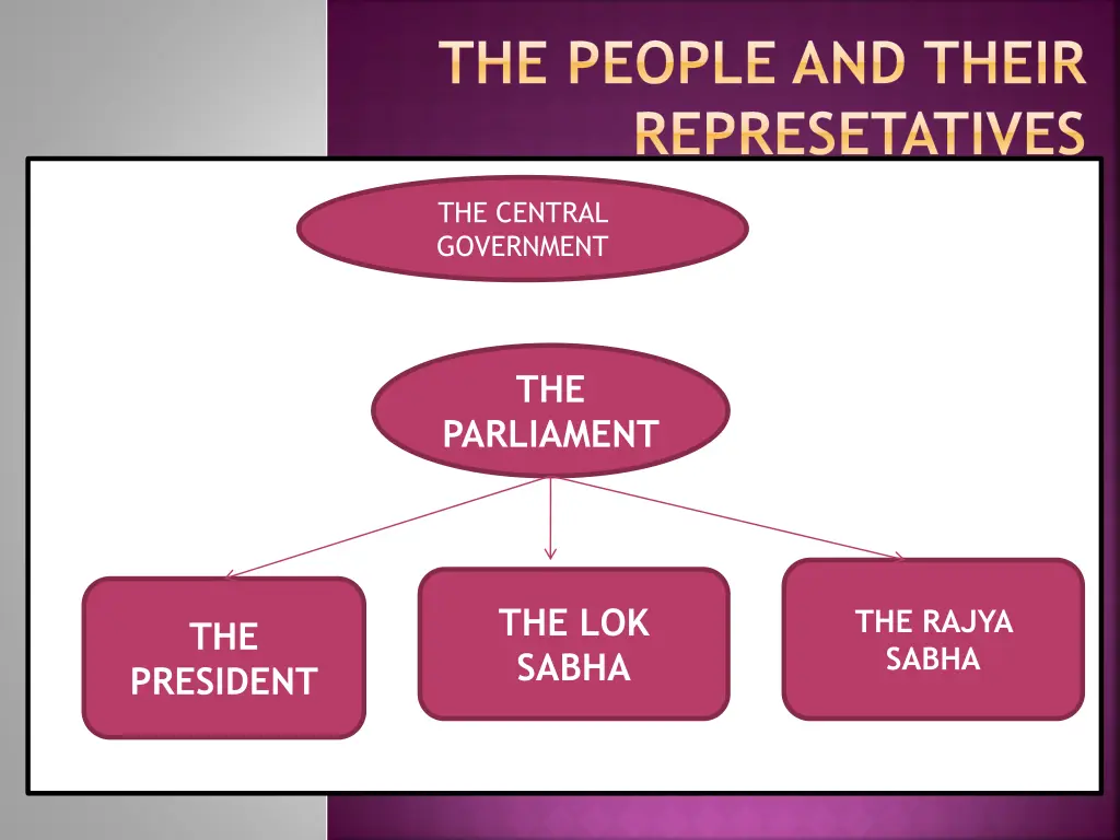 the people and their represetatives