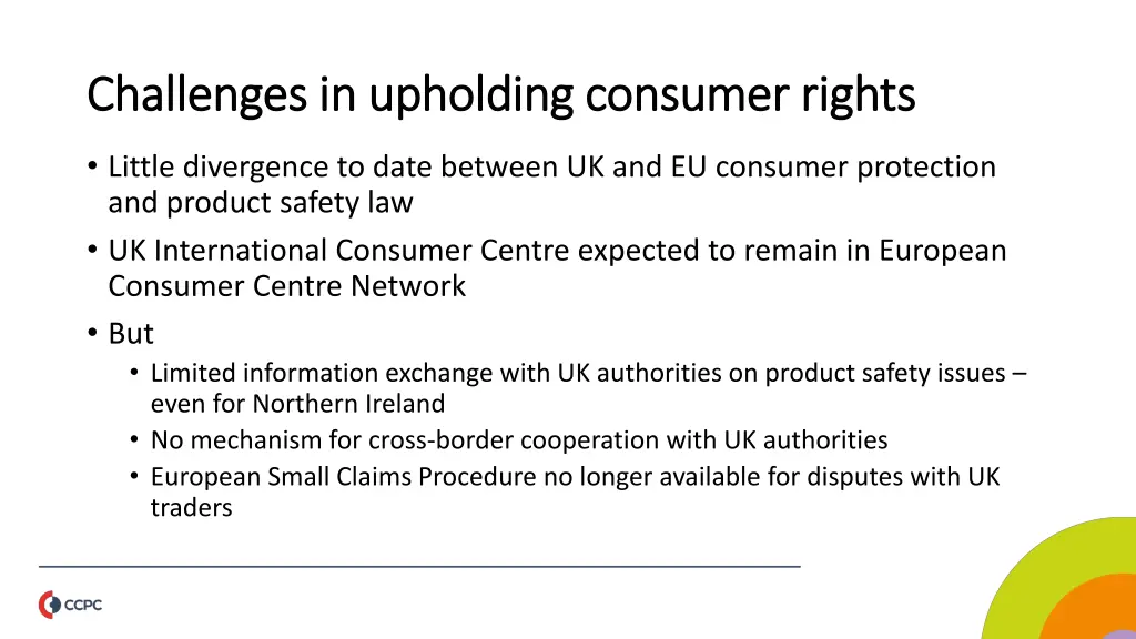 challenges in upholding consumer rights