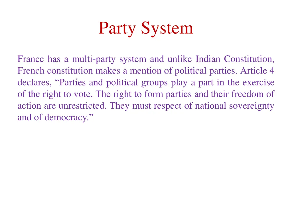 party system