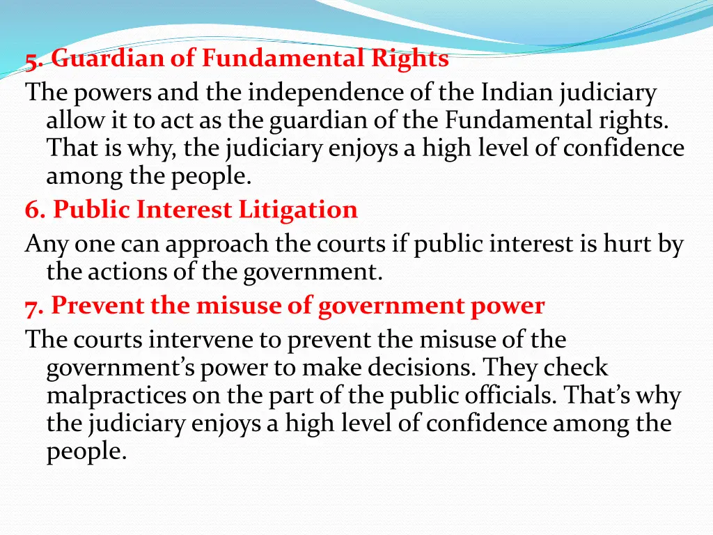 5 guardian of fundamental rights the powers