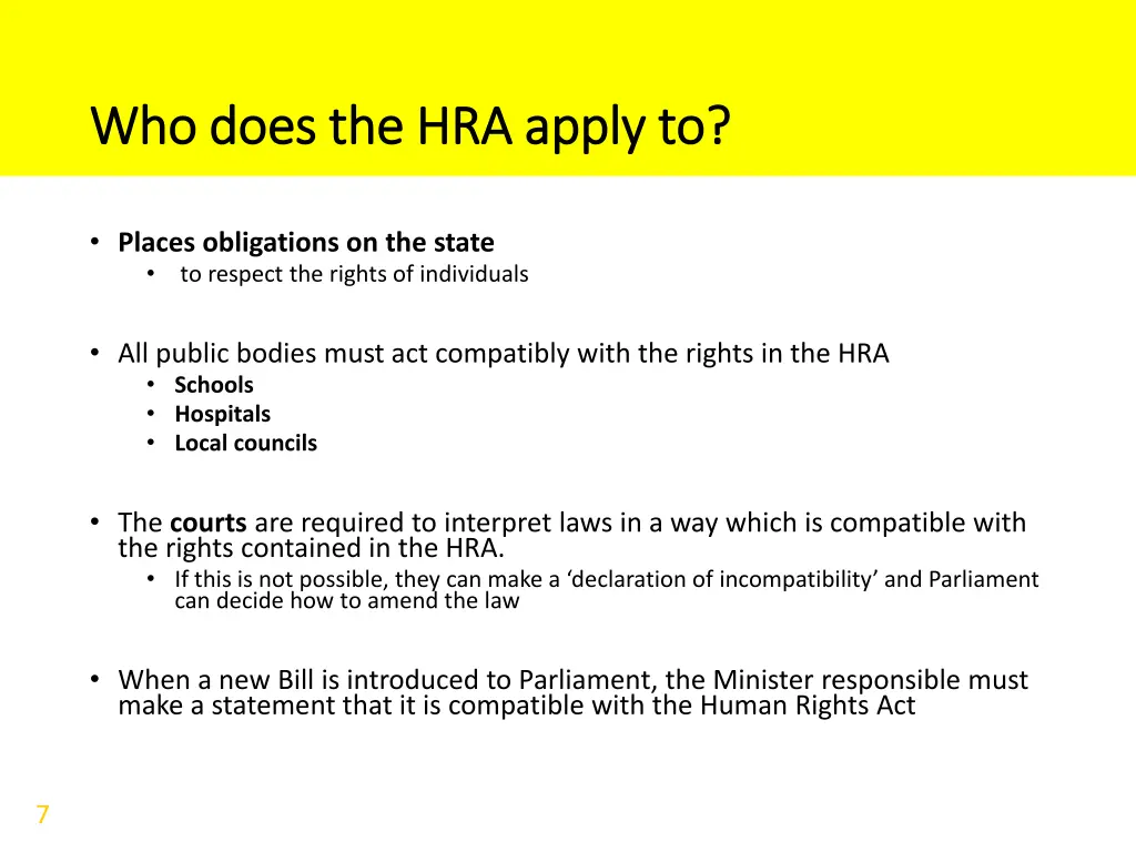 who does the hra apply to who does the hra apply