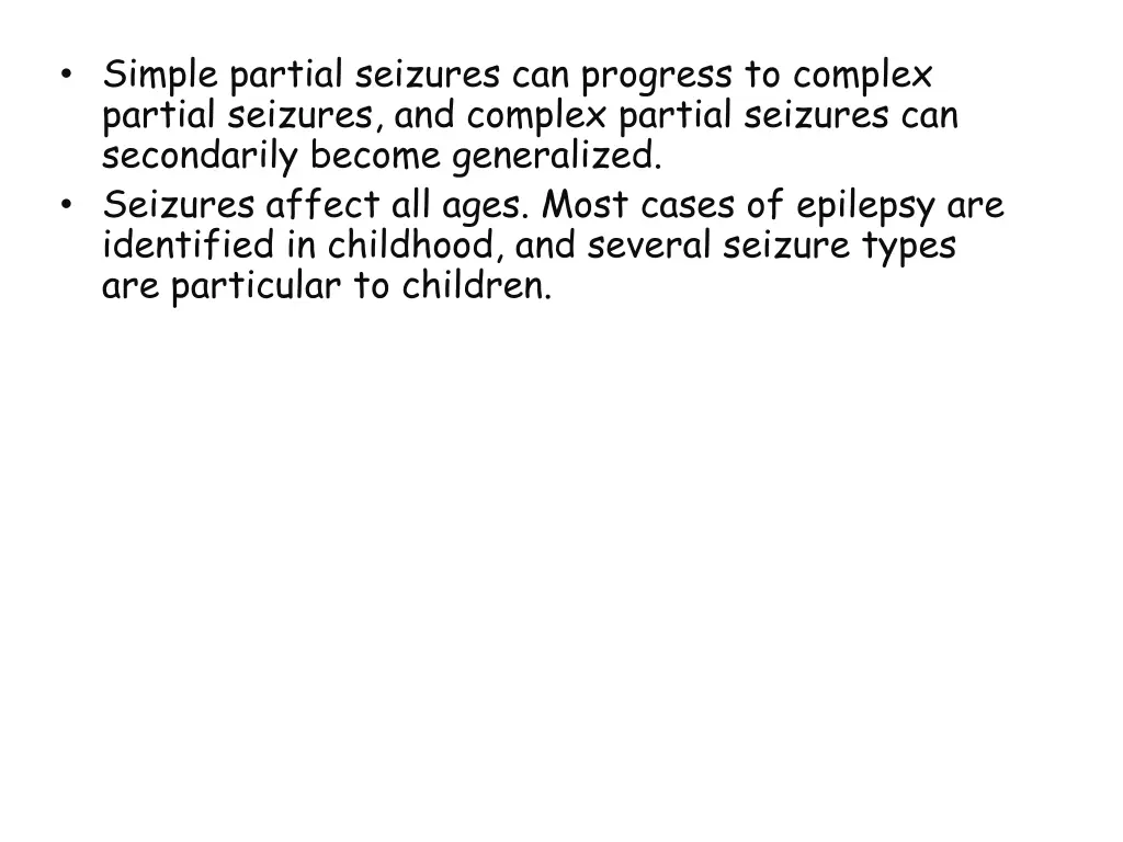 simple partial seizures can progress to complex