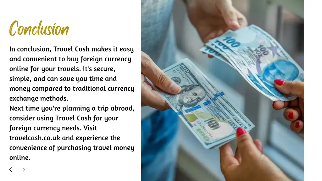 conclusion in conclusion travel cash makes