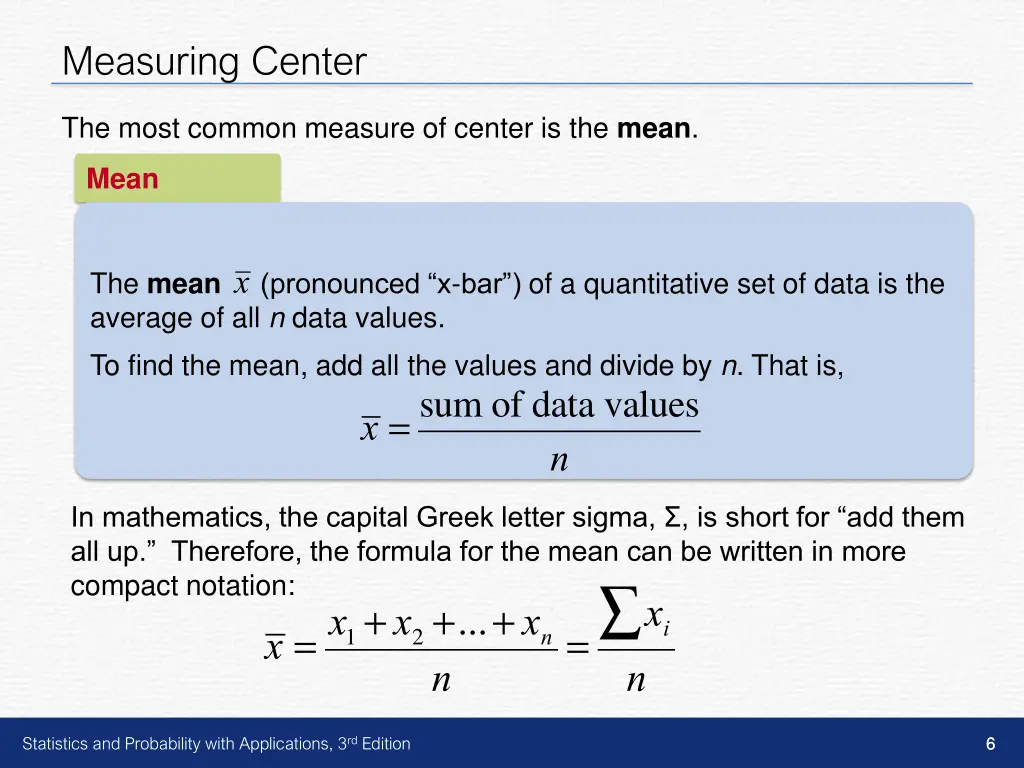 measuring center 3