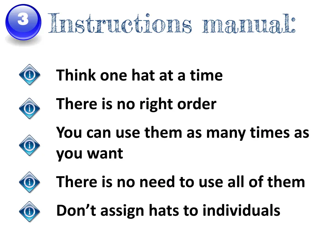 3 3 instructions manual