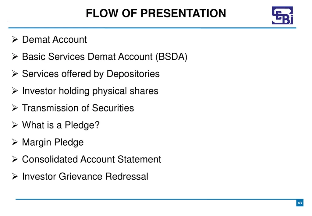 flow of presentation 2