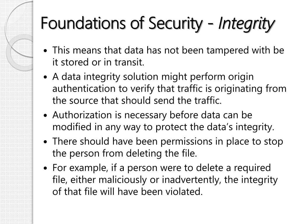 foundations of security foundations of security 3