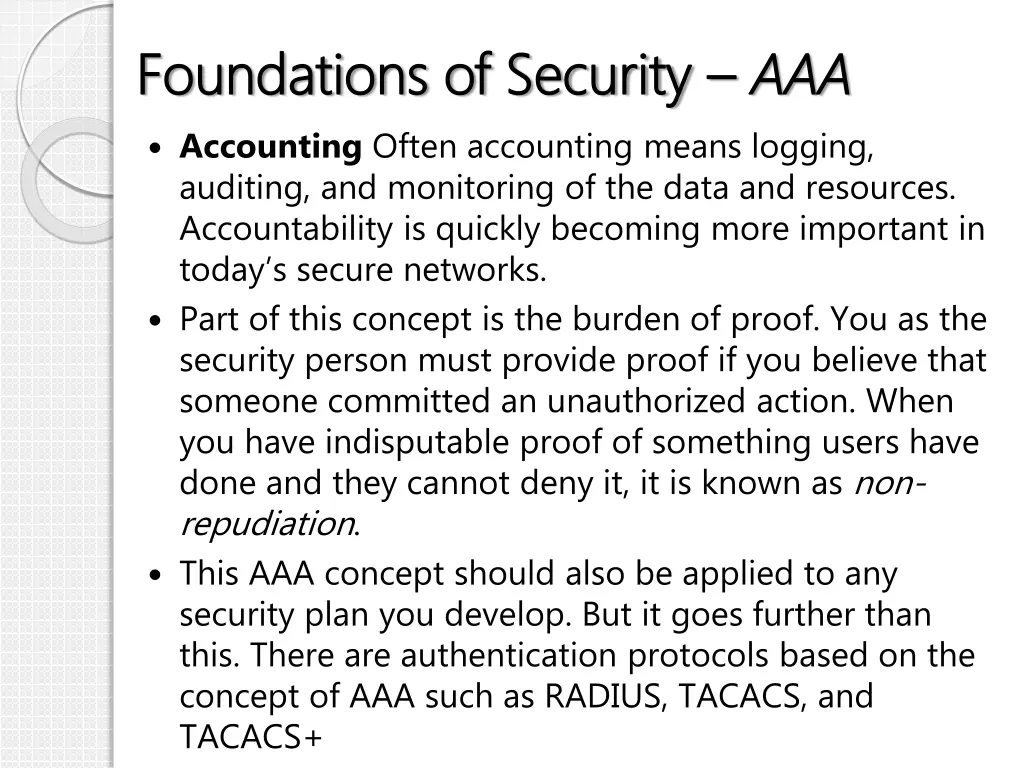 foundations of security foundations of security 8