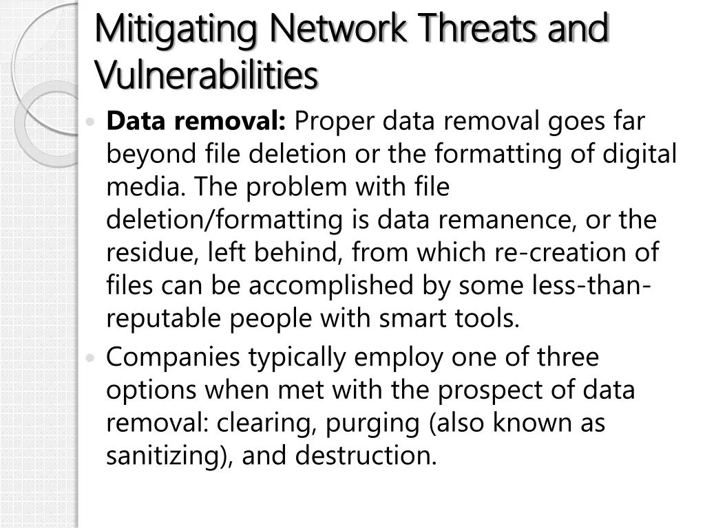 mitigating network threats and mitigating network 7