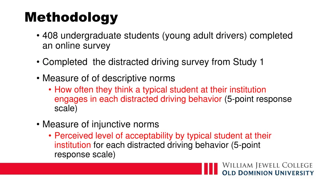 methodology 408 undergraduate students young