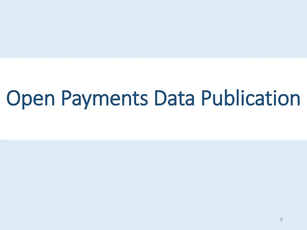 open payments data publication open payments data