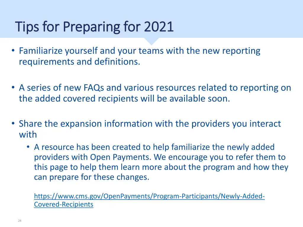 tips for preparing for 2021 tips for preparing