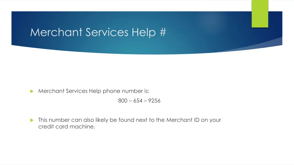 merchant services help