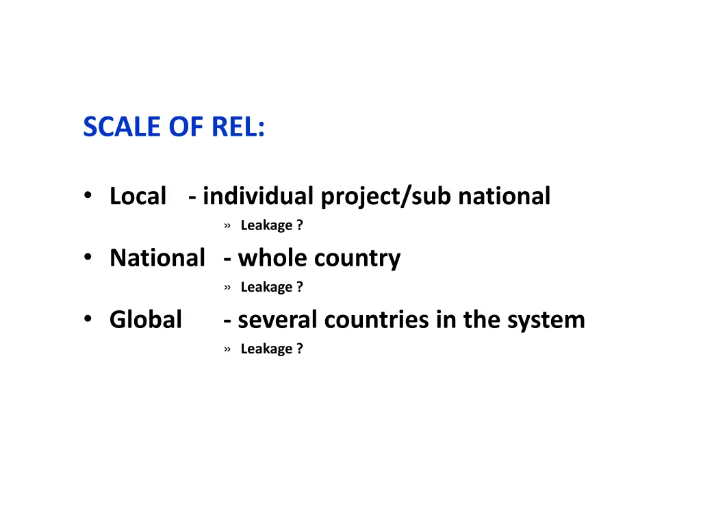 scale of rel