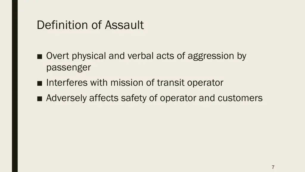 definition of assault