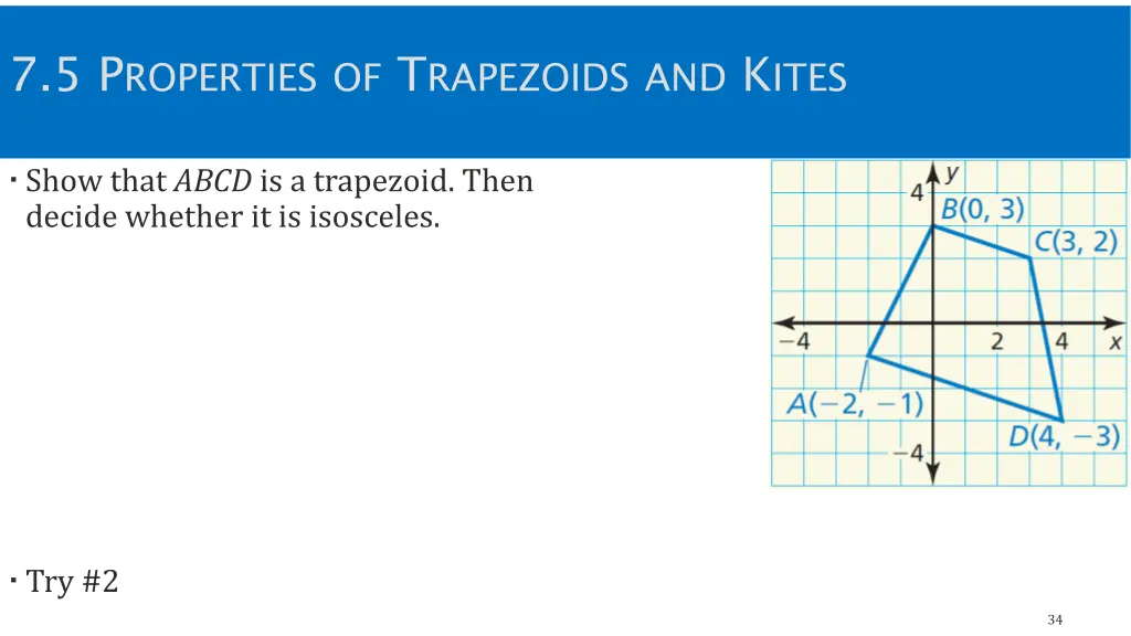 7 5 p roperties of t rapezoids and k ites 2