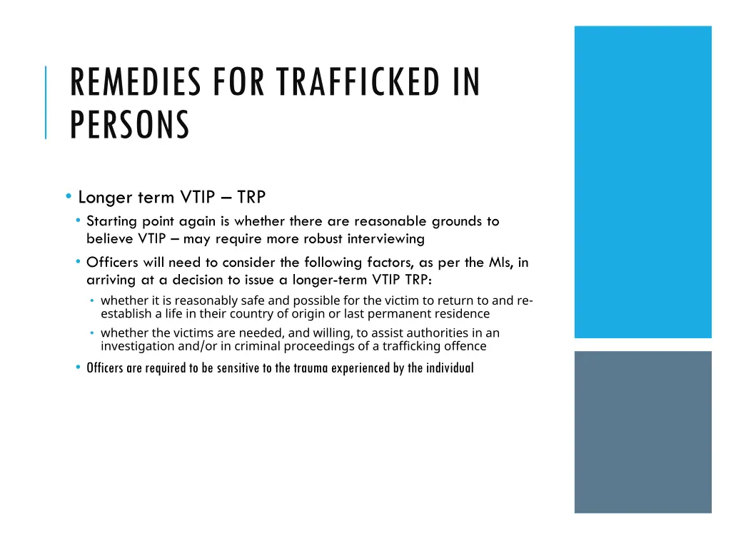 remedies for trafficked in persons 1