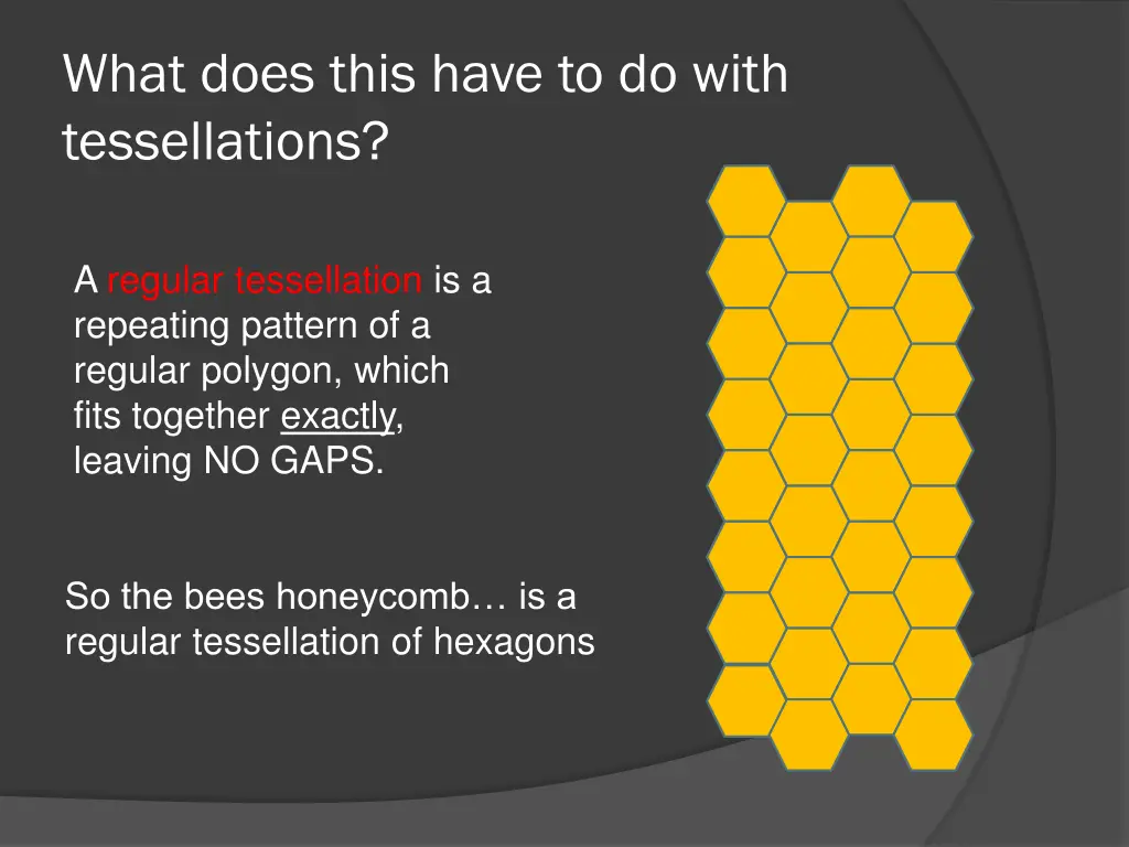 what does this have to do with tessellations