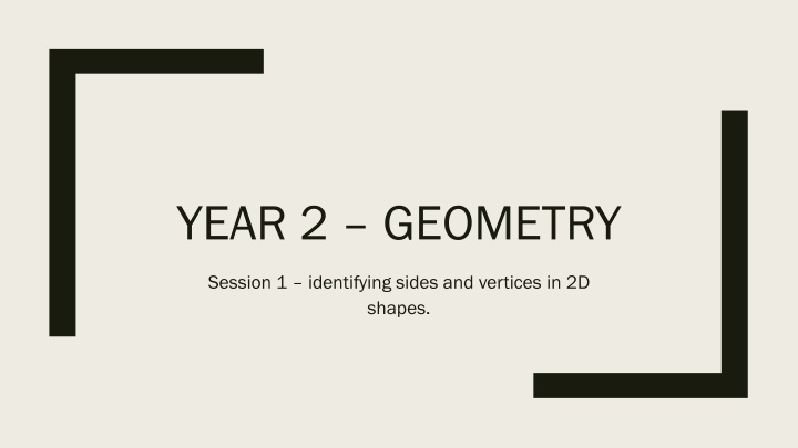 year 2 geometry