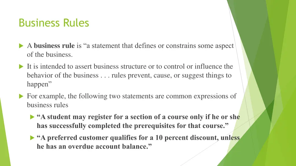 business rules 2