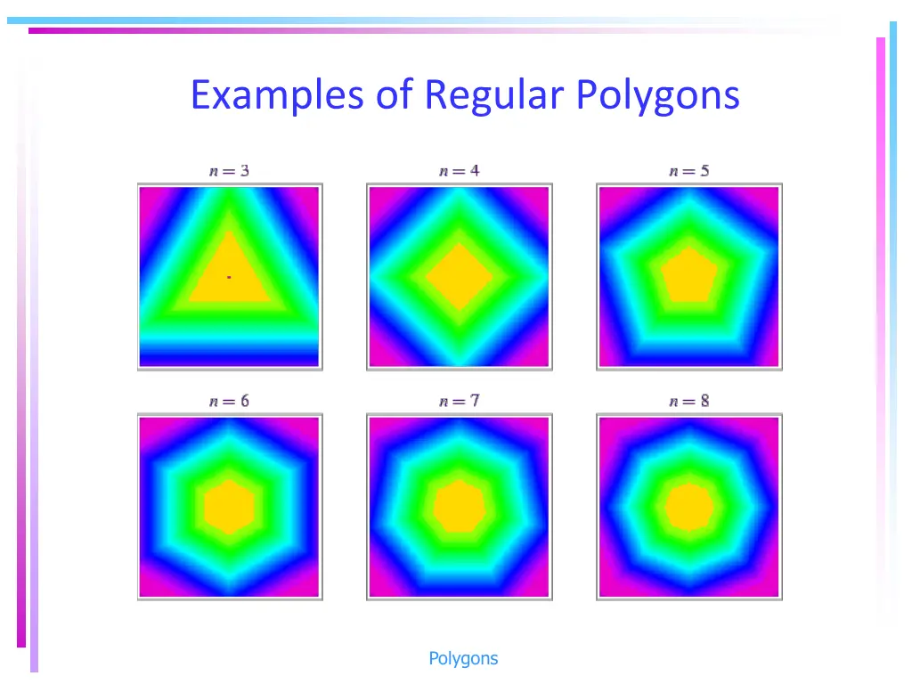 examples of regular polygons