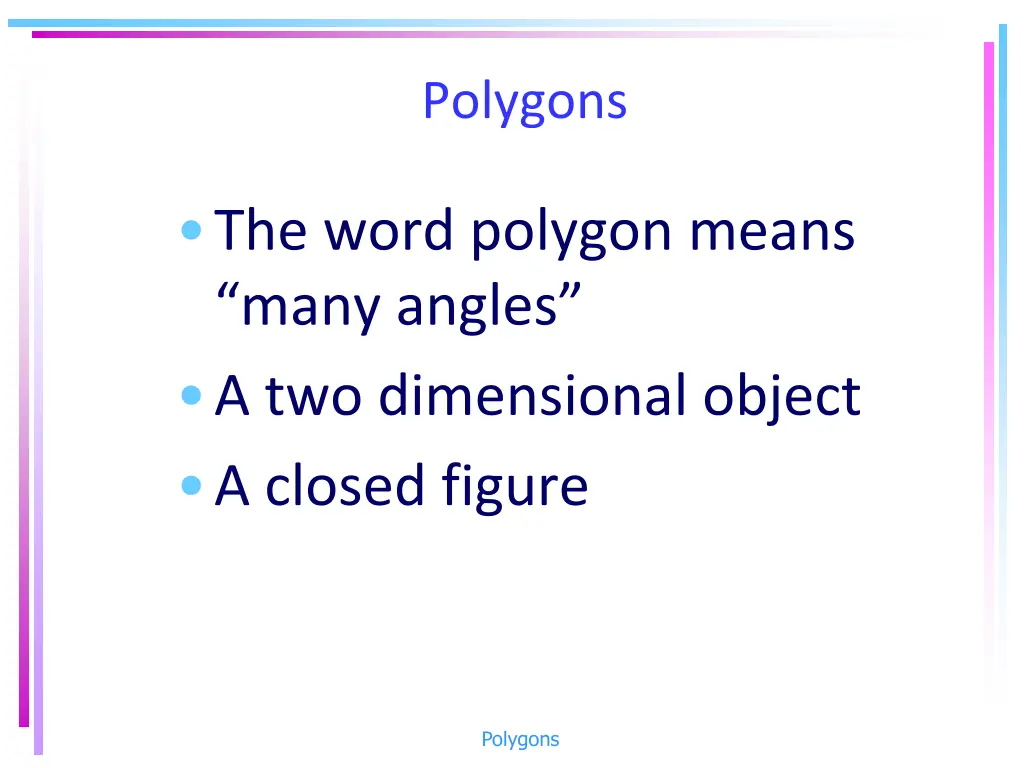 polygons 1