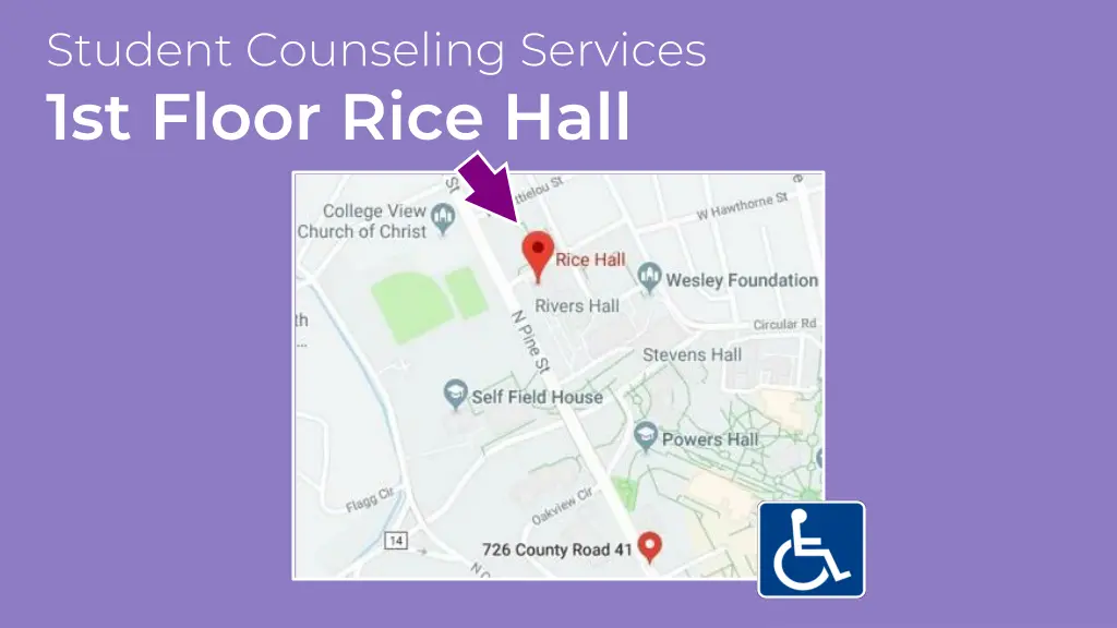 student counseling services 1st floor rice hall