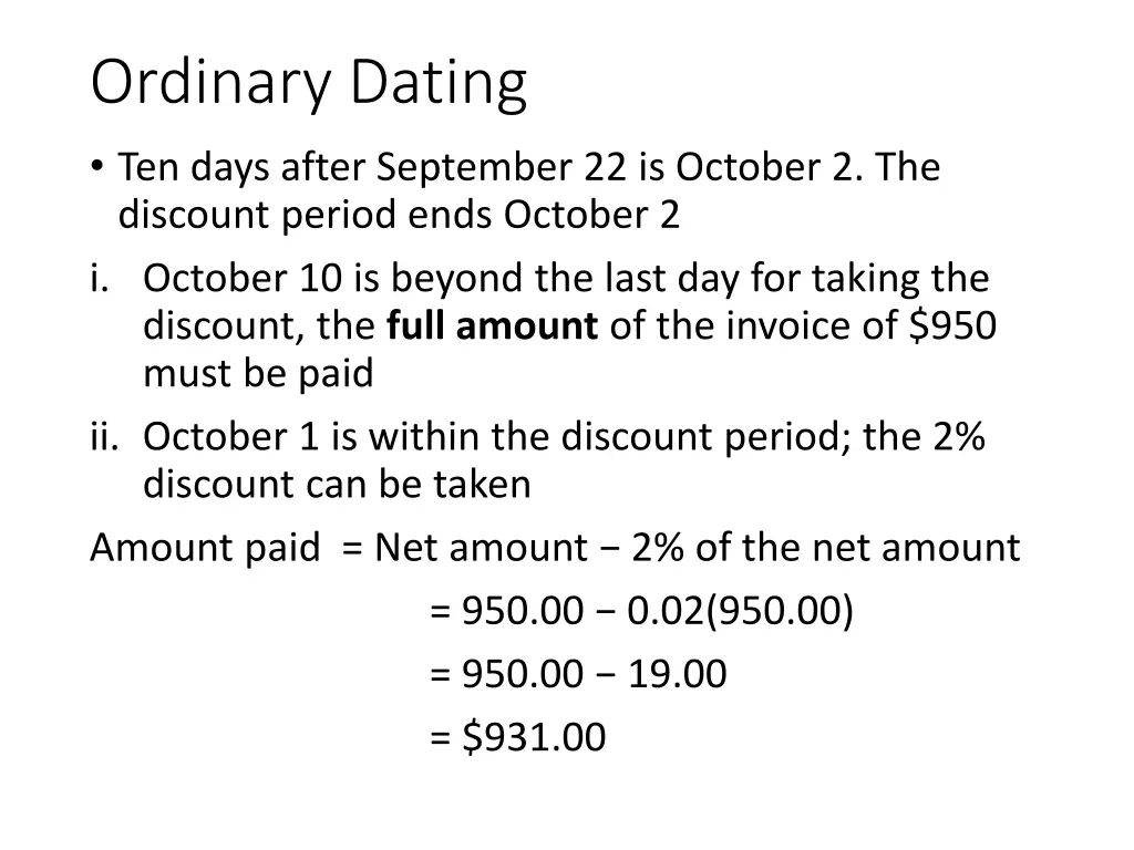 ordinary dating ten days after september