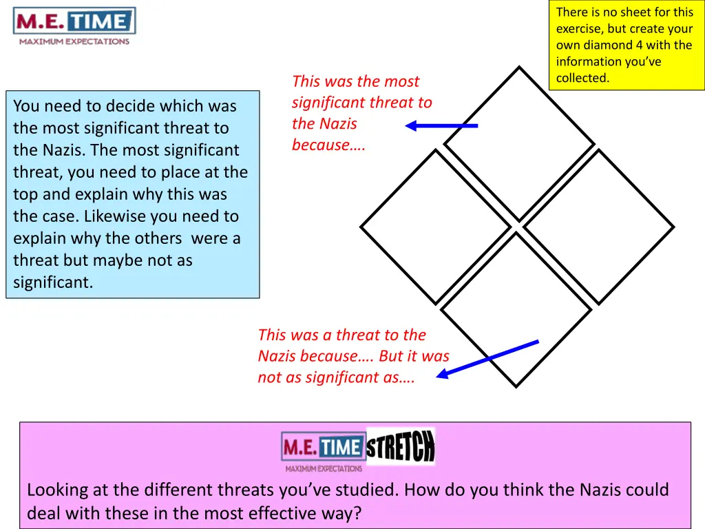 there is no sheet for this exercise but create