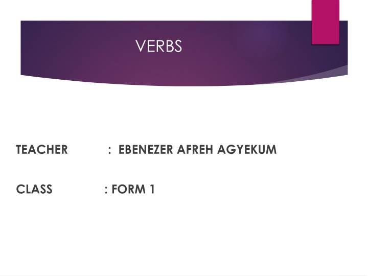 verbs