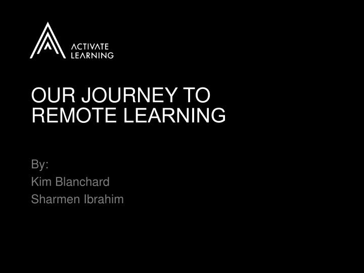 our journey to remote learning