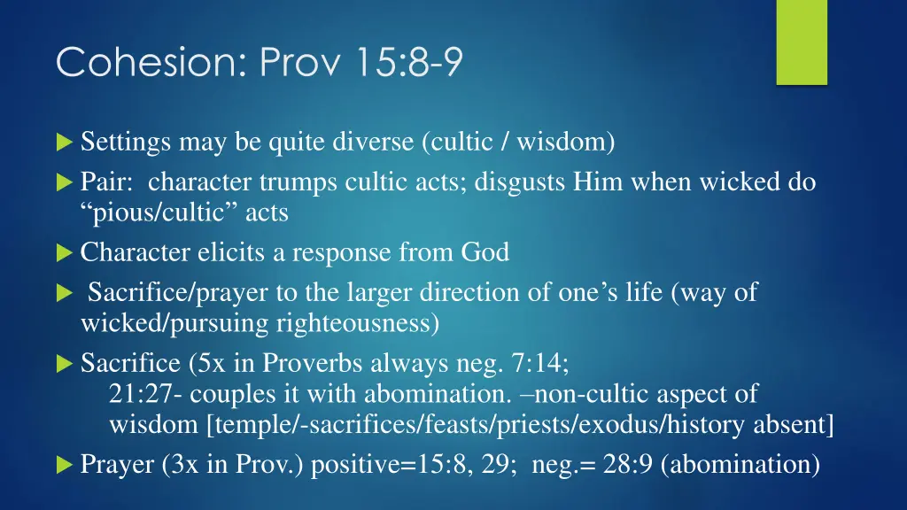 cohesion prov 15 8 9