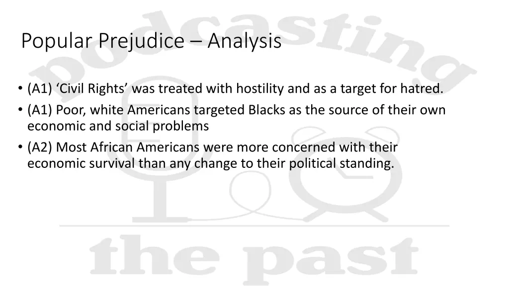 popular prejudice analysis