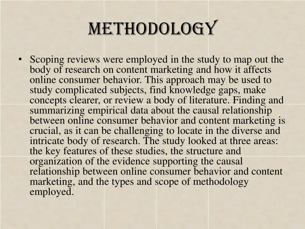 methodology